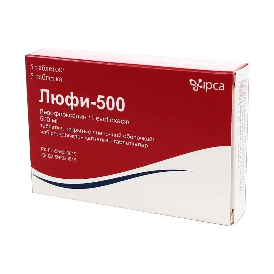 Люфі-500 таблетки по 500 мг, 5 шт.