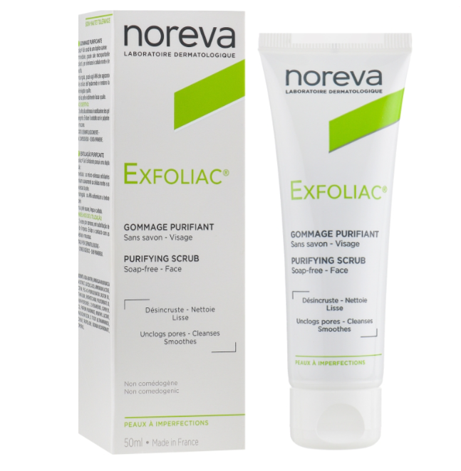Аналоги препарату Скраб очищувальний Noreva Ексфоліак (Exfoliac), 50 мл ...