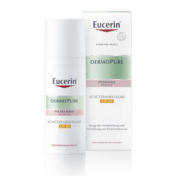 Защитный флюид Эуцерин (Eucerin) ДермоПью для проблемной кожи СПФ30, 50 мл