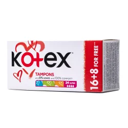 Тампони Котекс Супер кольорові (Кotex Super), 16 шт.