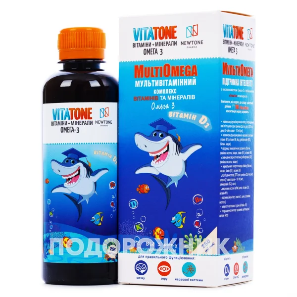 Витатон (Vitatone) МультиОмега сироп с витамином D3, 250 мл