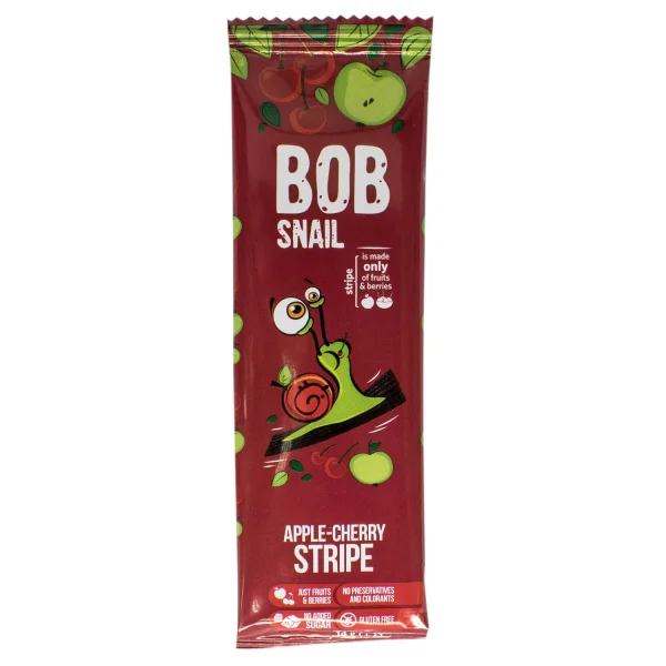Страйп Bob Snail (Равлик Боб) яблучно-вишневий, 14 г