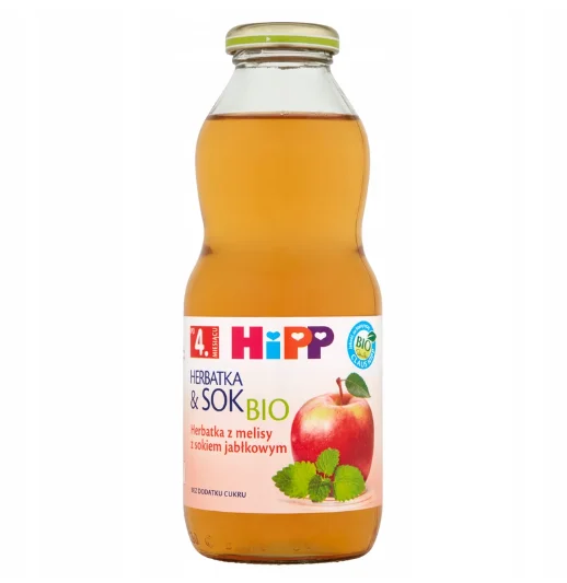 Хипп яблочный сок с чаем мелиссы, 0,5 л