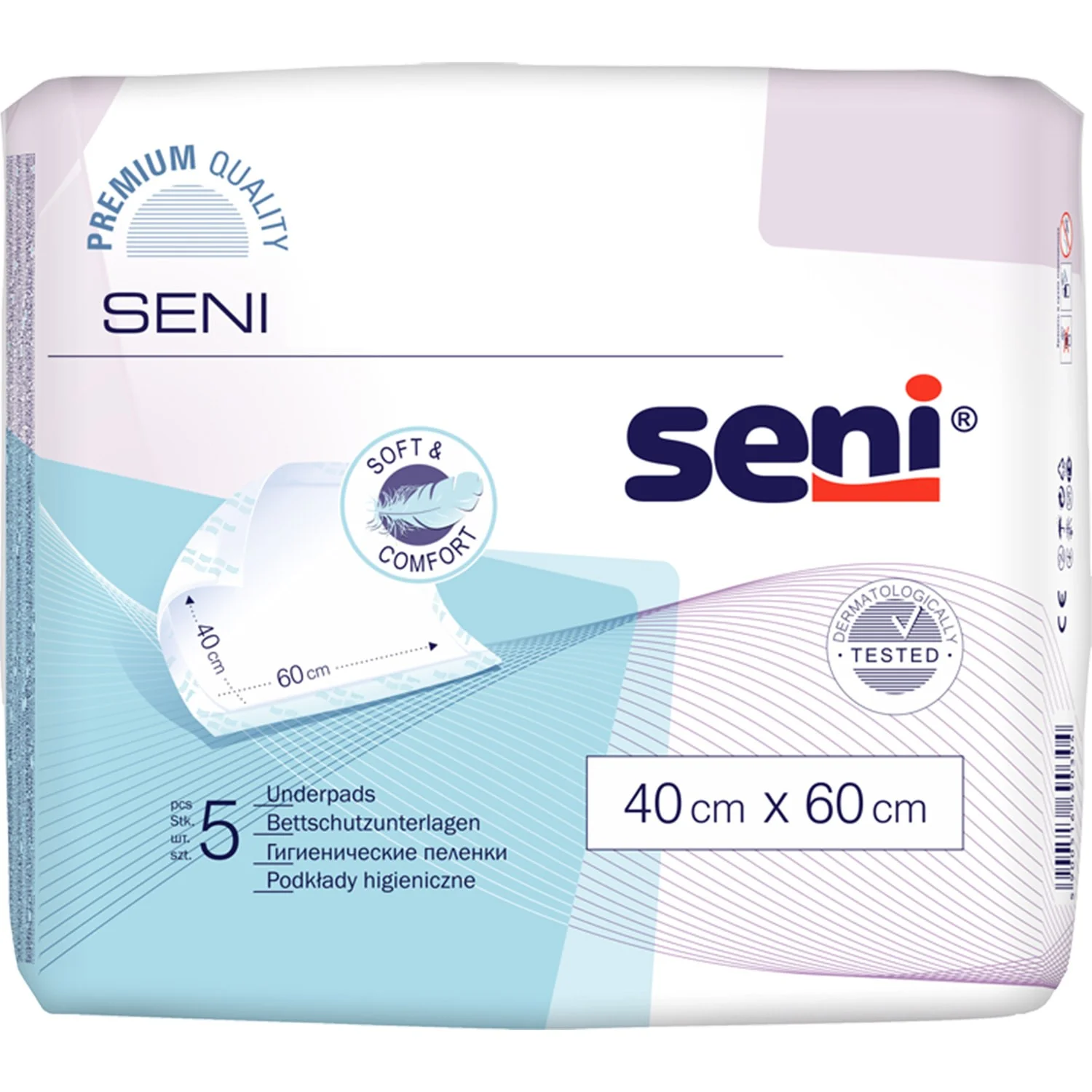 Пелюшки Seni (Сені) 40 х 60 см, 5 шт.