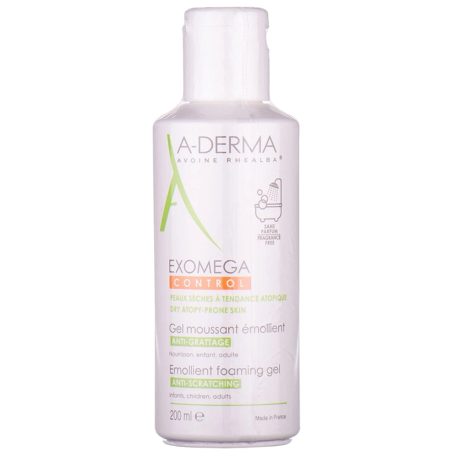 Гель для тіла A-Derma Exomega Control (А-Дерма Екзомега Контрол), 200 мл