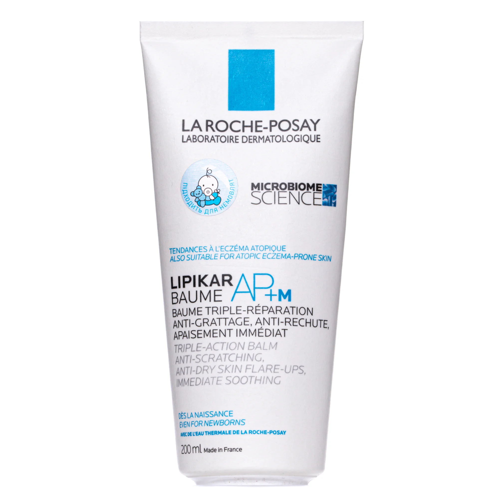 Бальзам для сухої шкіри Ля Рош-Позе (La Roche-Posay) Lipikar Lait AP+M ліпідовідновлювальний, 200 мл