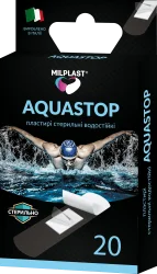 Пластир Мілпласт Аквастоп (Milplast Aquastop), 20 шт.