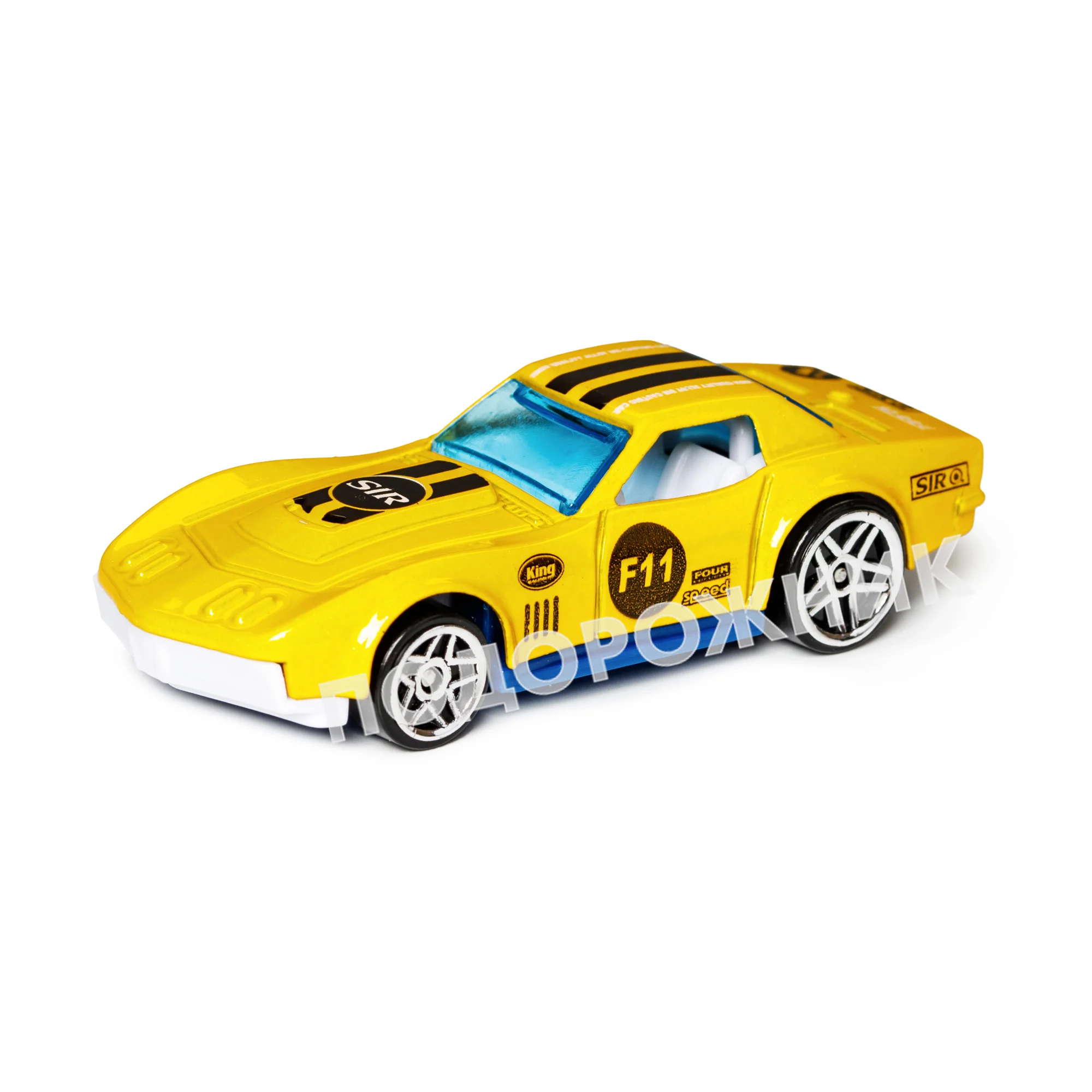 Машинка RevRace (РевРейс) рейсинг жовтий, 1 шт.