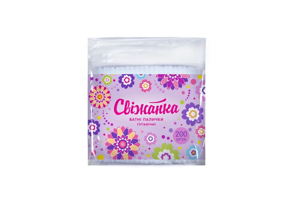 Ватні палички Свіжанка, 200 шт.