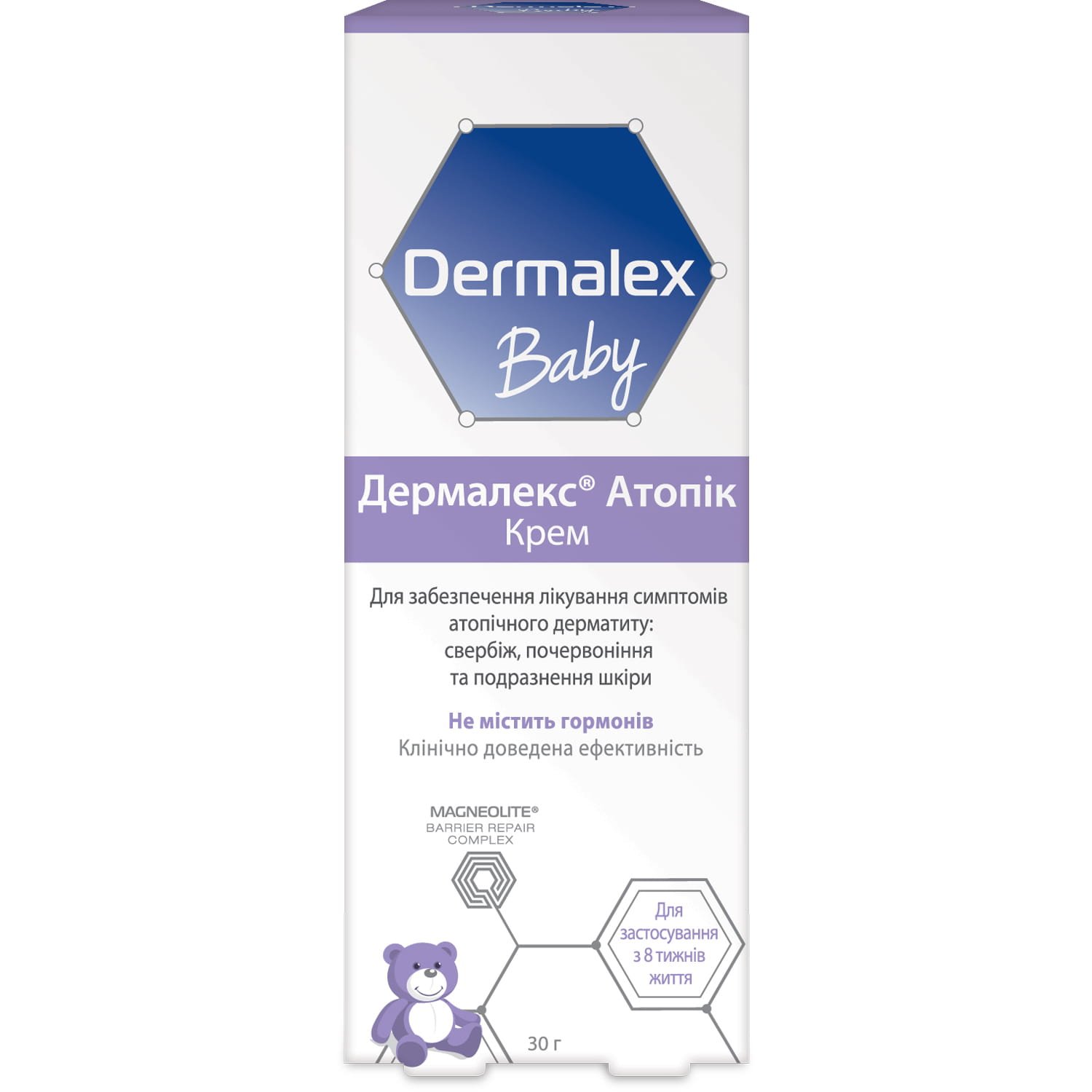 Крем Дермалекс Атопік (Dermalex Atopic) Екзема для лікування симптомів ...