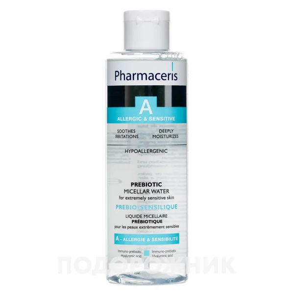 Міцелярна вода Pharmaceris (Фармацеріс) A Prebio-Sensilique для дуже чутливої шкіри, 200 мл