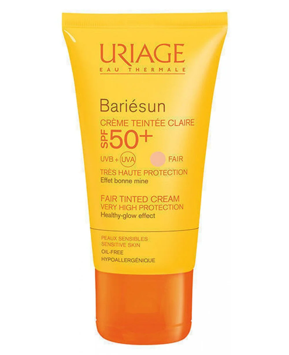 Крем тональний сонцезахисний Uriage (Урьяж) Bariesun тон світлий, SPF50+, 50 мл