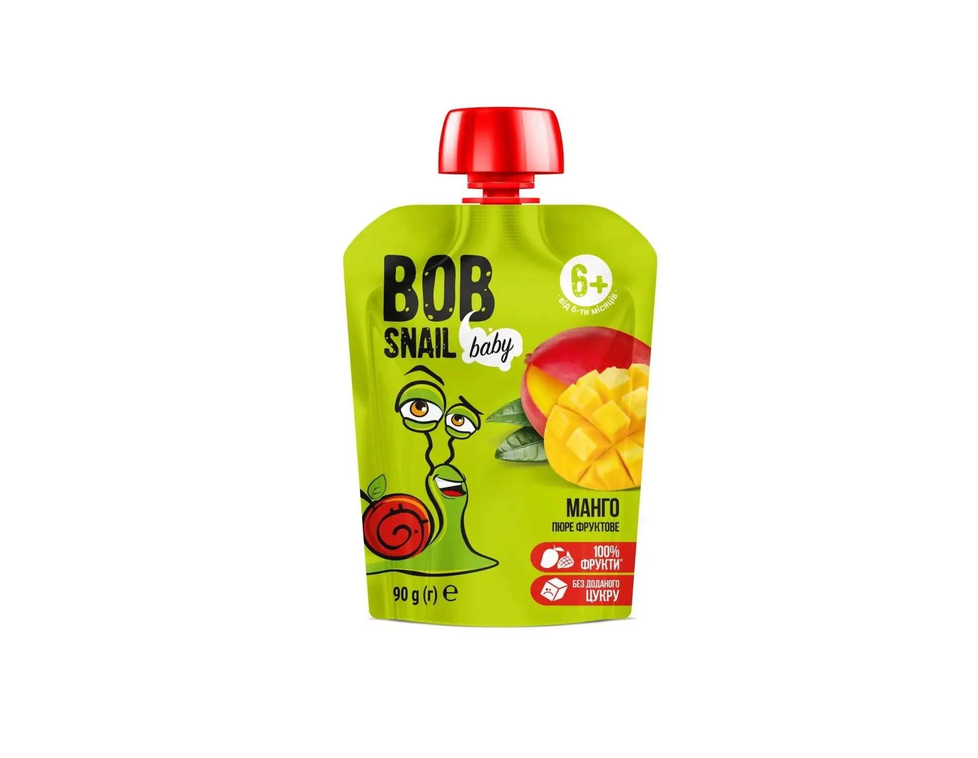 Пюре фруктове Bob Snail (Равлик Боб) манго дитяче, 90 г