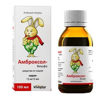 Амброксол-Вишфа сироп по 15 мг/5 мл, 100 мл