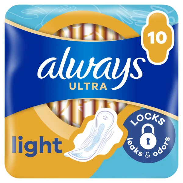 Гігієнічні прокладки Always Ultra Light (Олвейс Ультра Лайт), 10 шт.