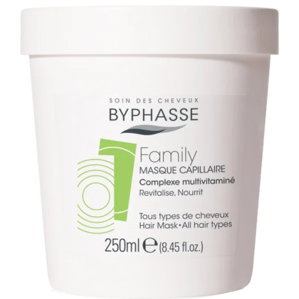 Маска Бифас (Byphasse) с мультивитаминным комплексом для всех типов волос, 250 мл