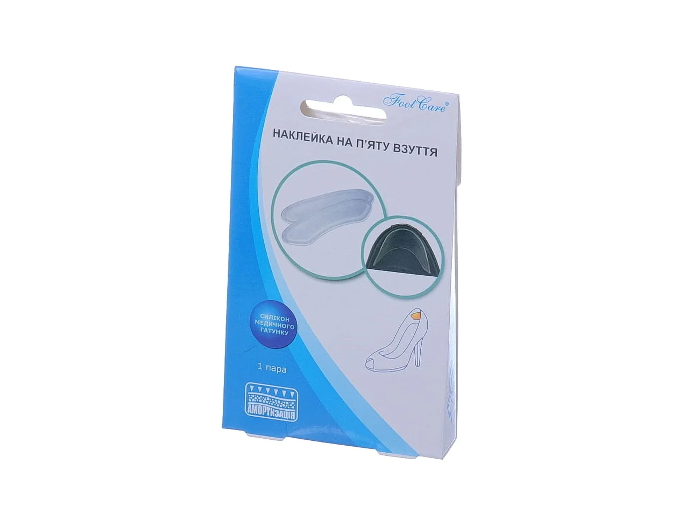 Наклейка на пяту взуття Foot Care sg-804, 1 пара