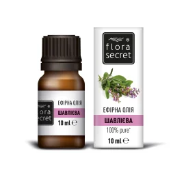 Олія ефірна Флора Сікрет (Flora Secret) шавлієва, 10 мл