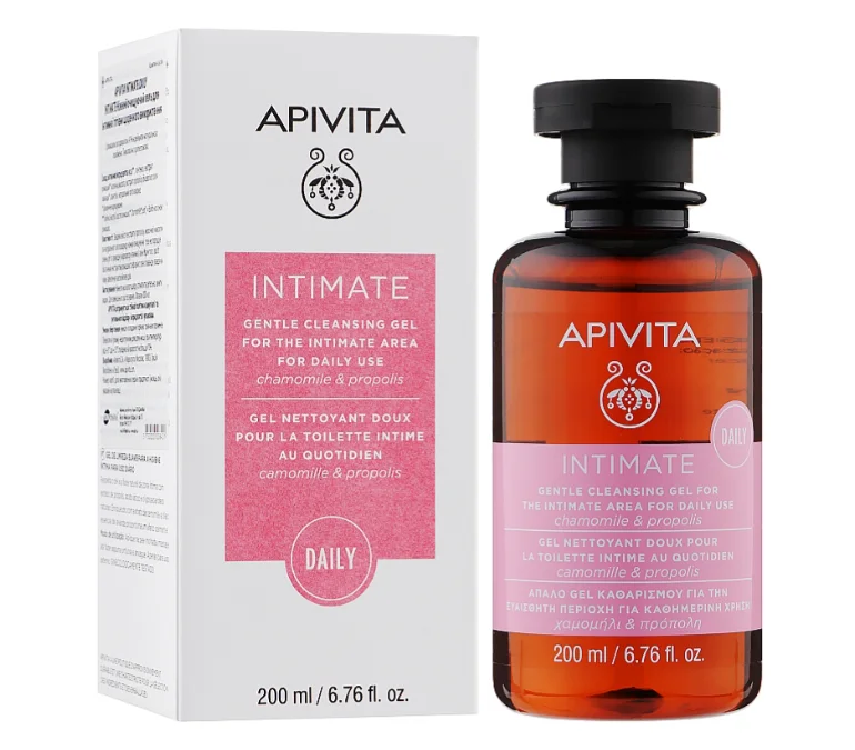 Гель для інтимної гігієни Apivita (Апівіта) Intimate з ромашкою і прополісом, 200 мл