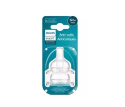 Соска силіконова Avent (Авент) Anti-Colic SCY764/02 швидкий потік, 2 шт.