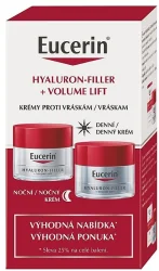 Набор подарочный Eucerin Hyaluron-Filler + Volume-Lift (Эуцерин Гиалурон-филлер + Вольюм-лифт) крем день и ночь