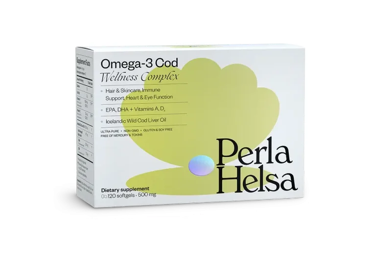Perla Helsa Омега-3 капсули з печінки тріски, 120 шт.