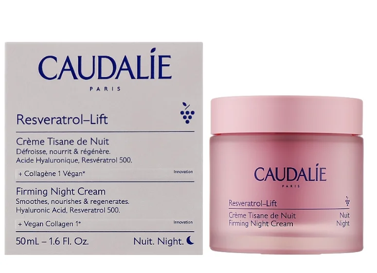 Крем для обличчя Caudalie (Кодалі) Resveratrol Lift нічний, 50 мл