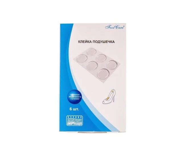Подушечка від мозолів клейка Foot Care, 6 шт.
