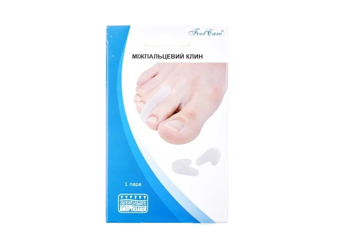 Клин міжпальцевий Foot Care силіконовий розмір С, 1 пара