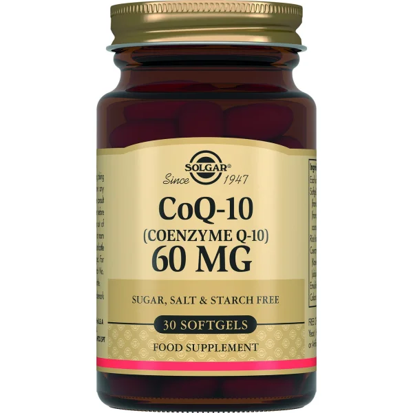 Солгар Коензим Q-10 капсули по 60 мг, 30 шт.