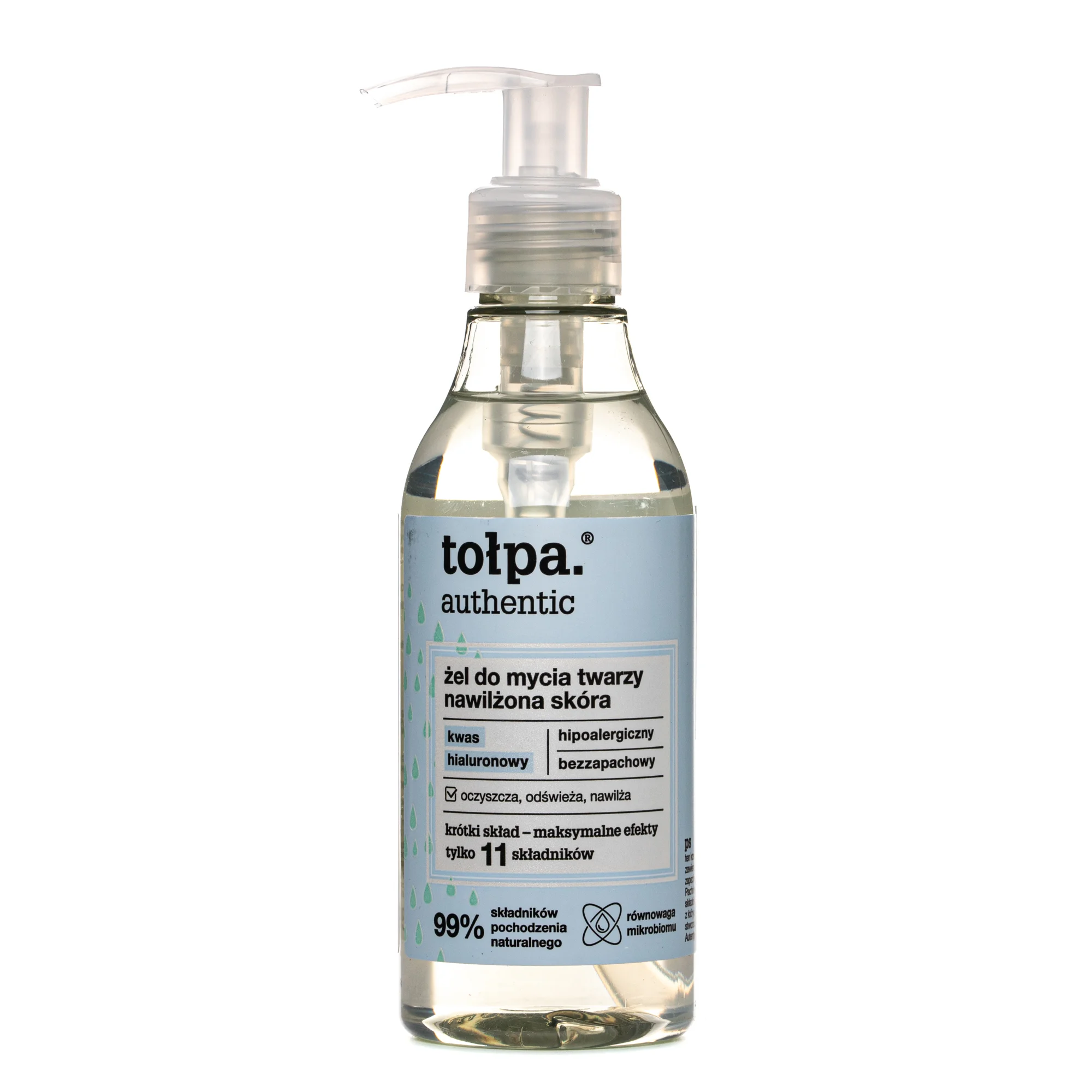 Гель для вмивання Tolpa (Толпа) Authentic зволожуючий, 195 мл