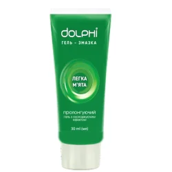 Гель-змазка Долфі Лайт Минт (Dolphi Light Mint) пролонгуюча, 30 мл