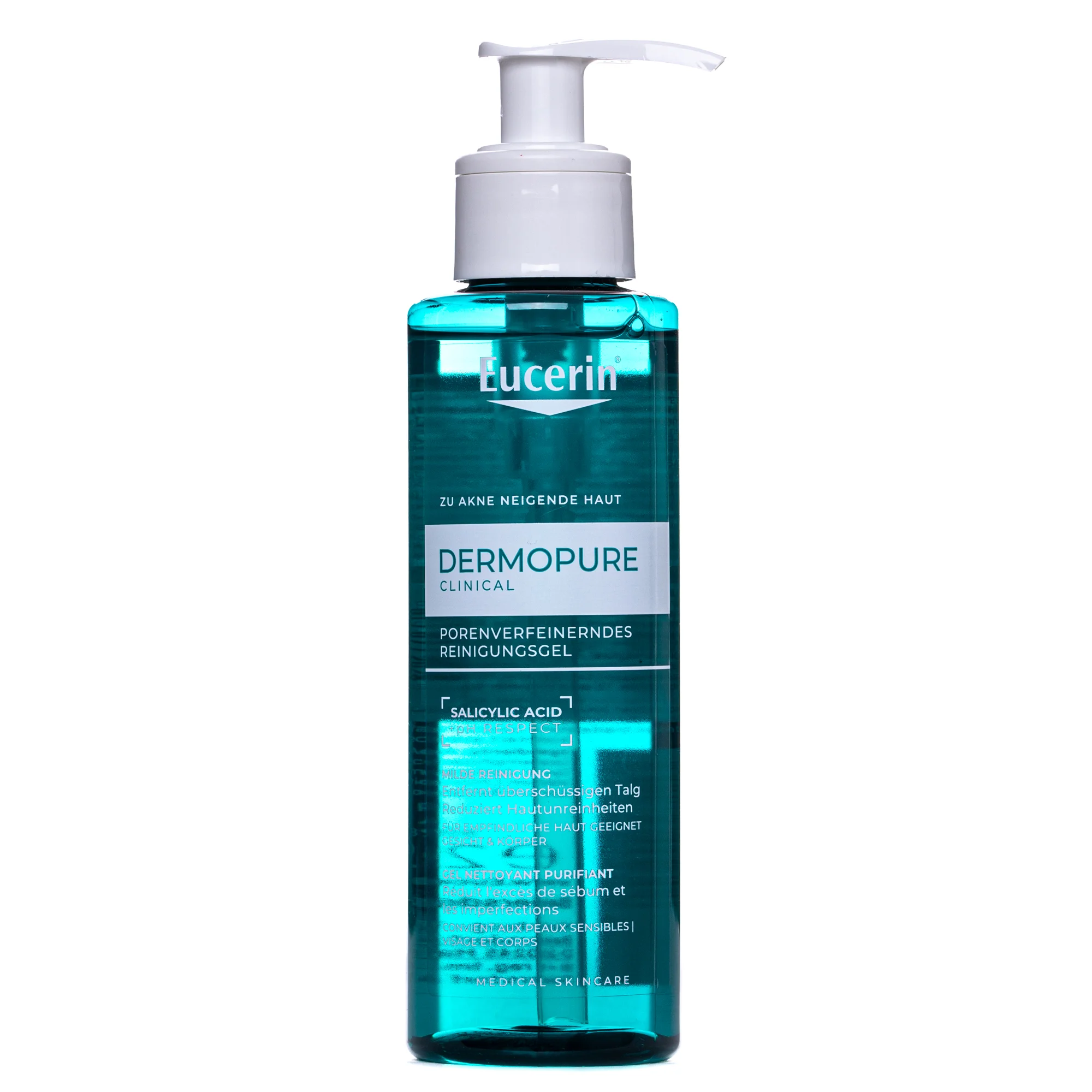 Делікатний очищувальний гель для проблемної шкіри Eucerin (Юцерин) DermoPure Clinical, 200 мл