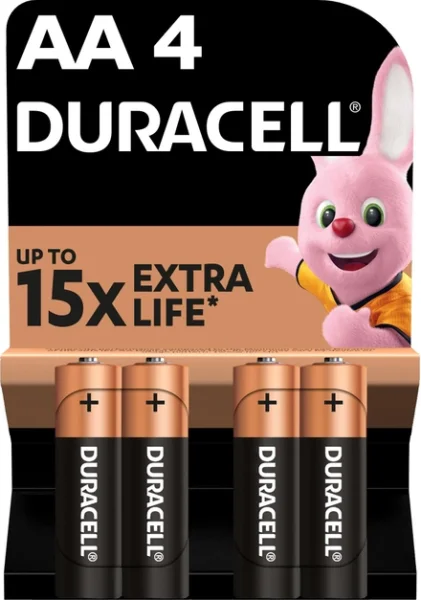 Батарейки Дюраселл (Duracell) Базік АА ЛР6, 4 шт.