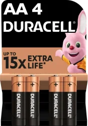 Батарейки Дюраселл (Duracell) Базік АА ЛР6, 4 шт.