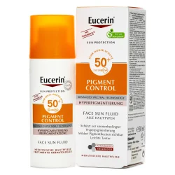 Сонцезахисний флюїд для обличчя Eucerin (Юцерин) Pigment Control проти гіперпігментації з SPF 50+, 50 мл