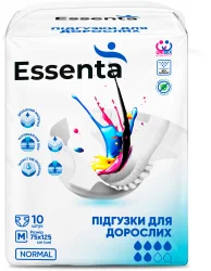 Підгузники для дорослих Essenta+ (Ессента+) Normal розмір М, 10 шт.