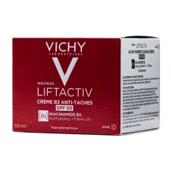 Крем для лица Vichy (Виши) LiftActiv B3 для коррекции пигментных пятен и морщин SPF50, 50 мл