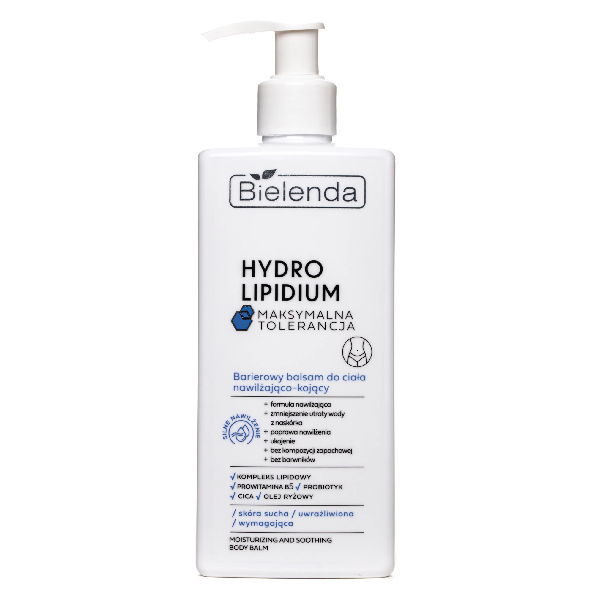 Лосьйон для тіла Bielenda Hydro Lipidium зволожуючий та заспокійливий бар'єрний, 300 мл