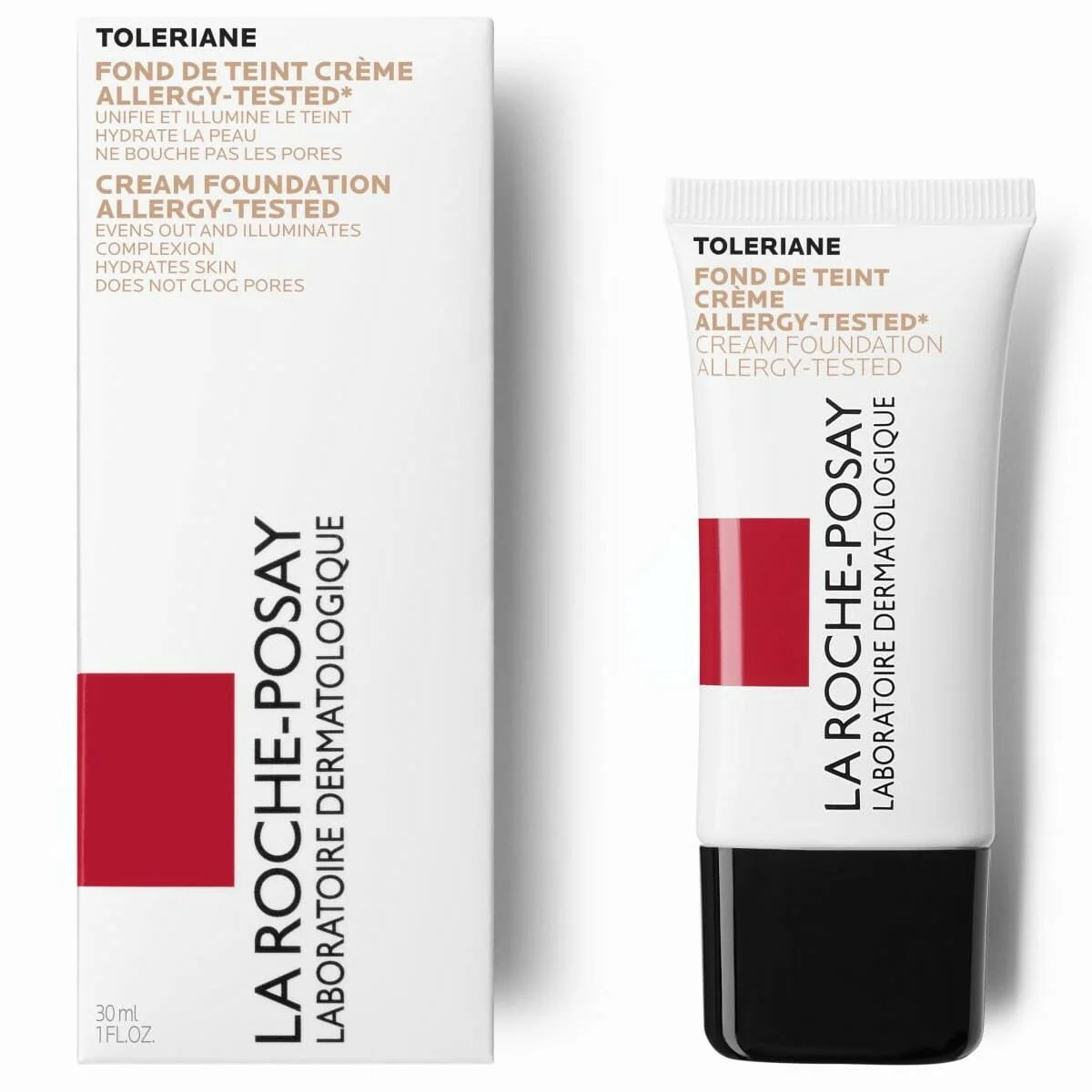 Тональний крем для обличчя La Roche-Posay (Ля Рош-Позе) Toleriane зволожуючий SPF20, відтінок 02, 30 мл