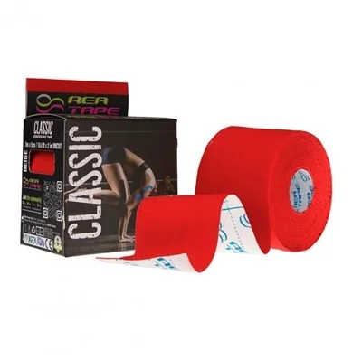 Тейп кінезіологічний Rea Tape Classic червоний 5 м х 5 см, 1 шт.