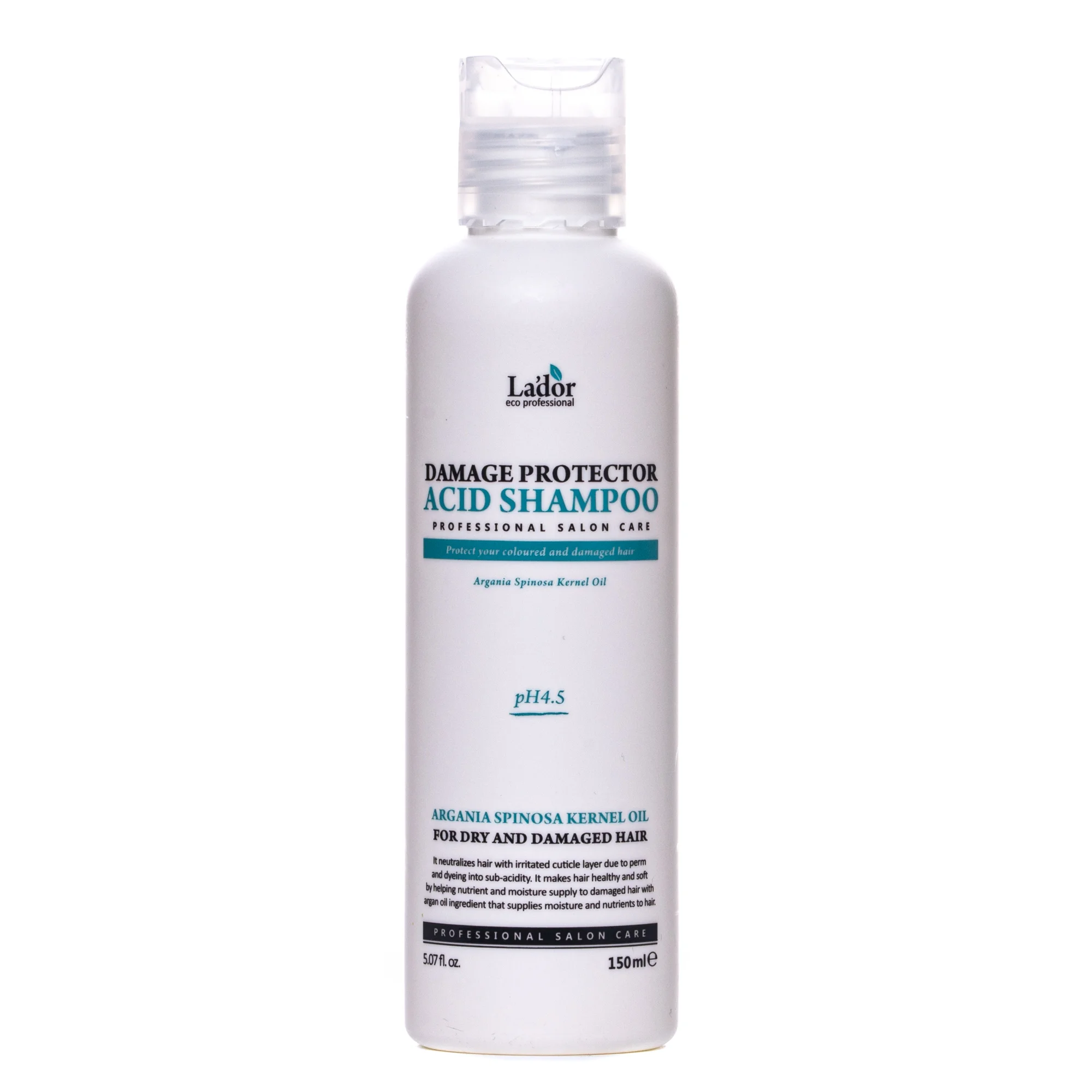 Шампунь La’dor (Лядор) Damage Protector Acid безлужний, 150 мл