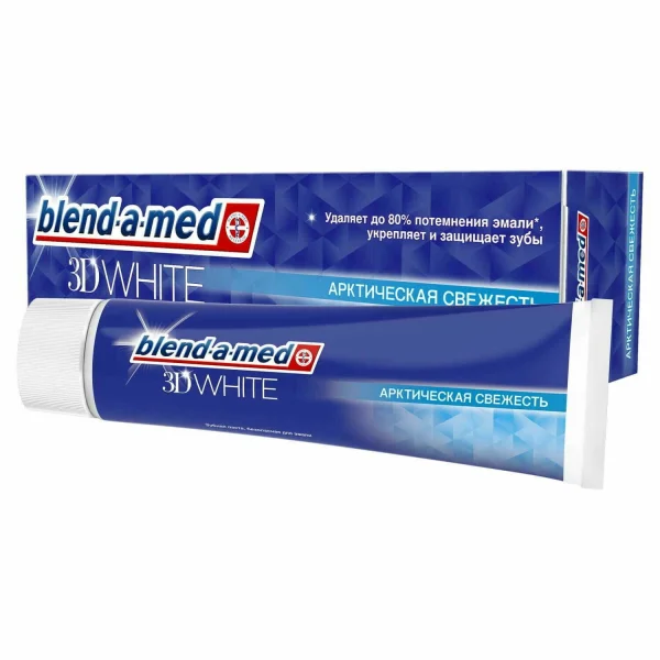 Зубная паста Бленд-а-мед 3Д Вайт (Blend-a-med 3D White) Арктическая свежесть, 100 мл
