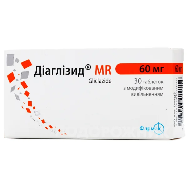 Діаглізид МR табл. 60 мг №30