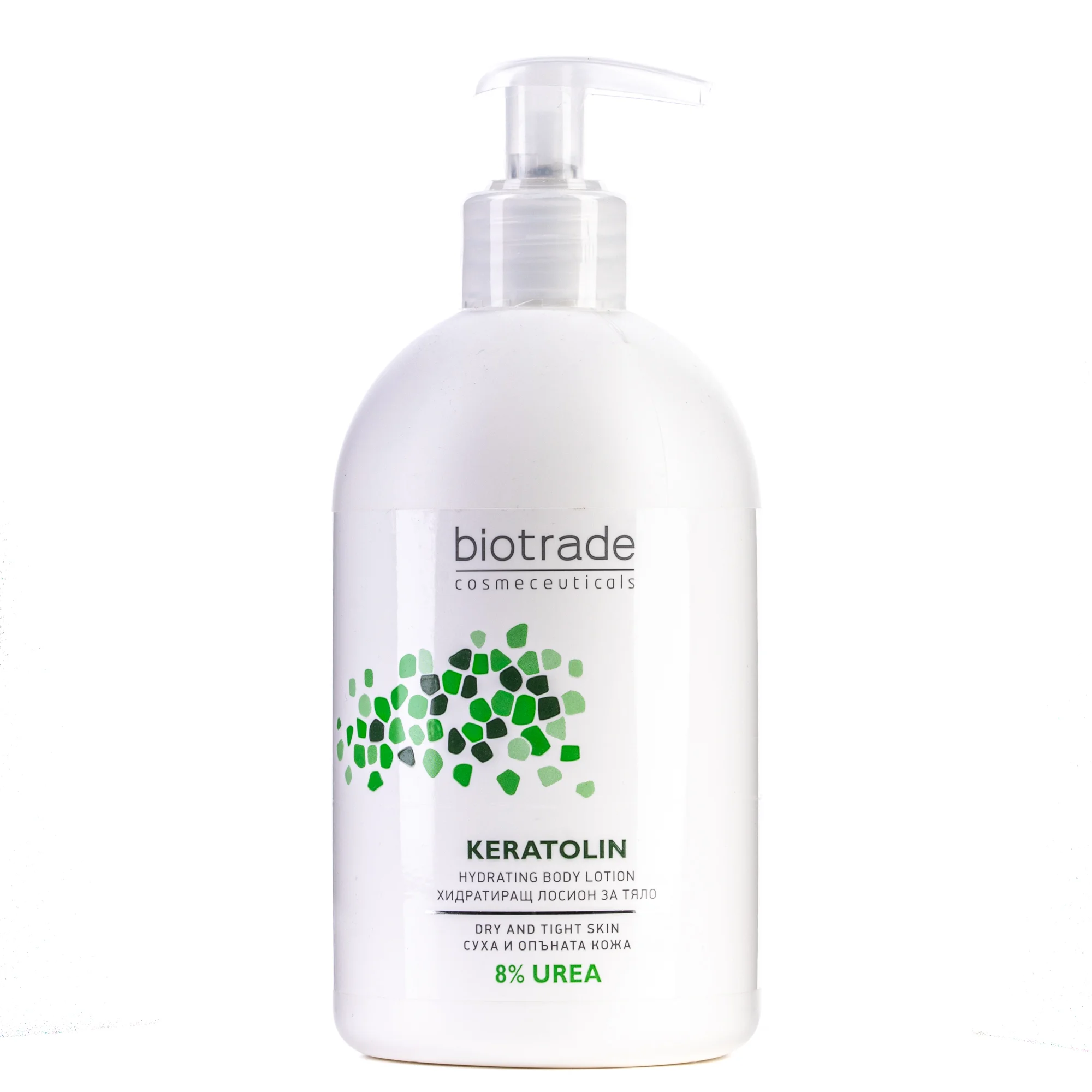 Зволожуючий лосьйон для тіла Biotrade (Біотрейд) Keratolin Body 8% сечовини, 400 мл