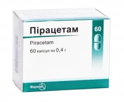 Пірацетам капсули по 400 мг, 60 шт.