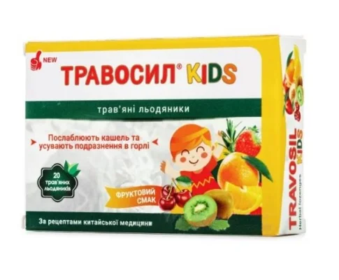 ТРАВОСИЛ KIDS З ФРУКТОВИМ АРОМАТОМ, ВІА ТРЕЙДИНГ ТОВ (Україна, Київ), льодяники, #20