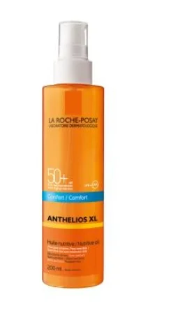 Солнцезащитное масло для лица и тела ЛР (La Roche-Posay) Антгелиос ХЛ СПФ 50+, 200 мл