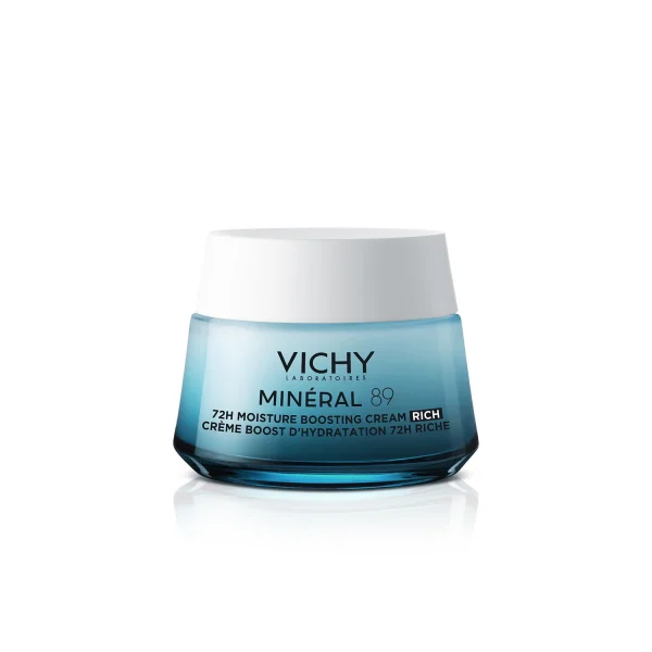 Крем для обличчя Віши (Vichy) Мінерал 89 насичений для сухої та дуже сухої шкіри 72 год зволоження, 50 мл