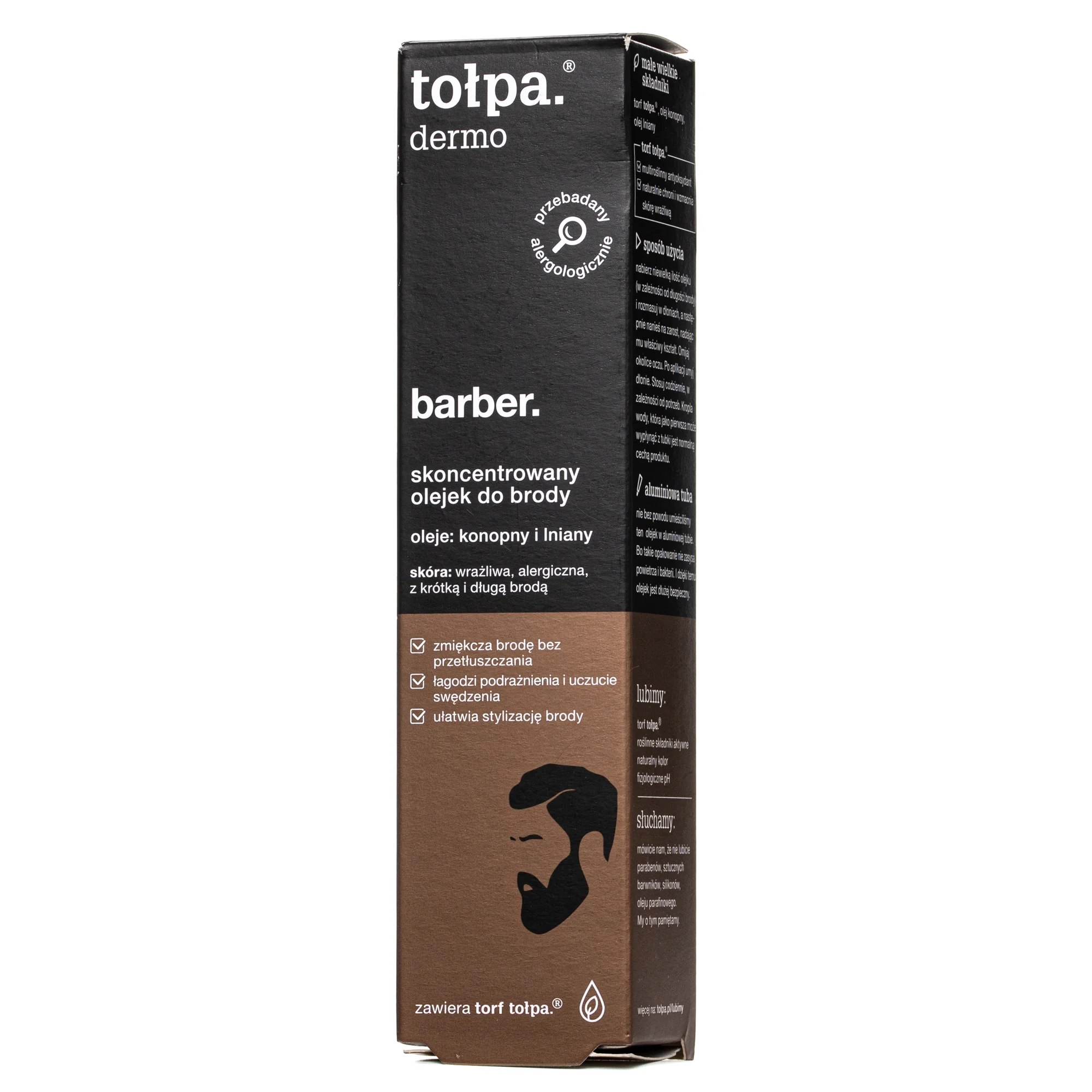 Олія для бороди Tolpa (Толпа) Dermo Men Barber концентрована, 40 мл